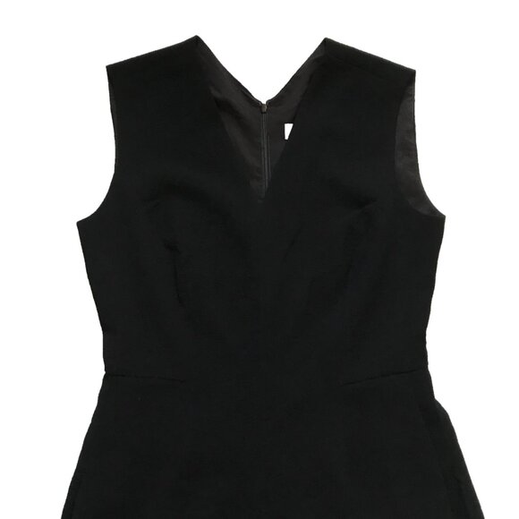 NWT MM Lafleur Demi Jumpsuit Womens 10 Black Staccato Sleeveless V-Neck Wide Leg - Picture 7 of 11